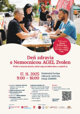 DEŇ ZDRAVIA s Nemocnicou AGEL Zvolen 2025