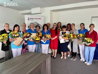 Nemocnica AGEL Zvolen ocenila zdravotné sestry za ich dlhoročnú prácu, odborný prínos a ľudský prístup